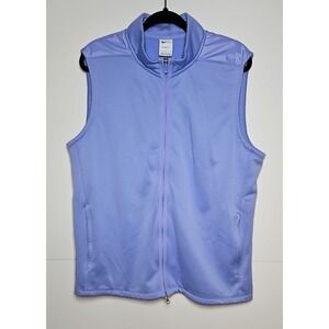 Nike Therma-FIT Women's Lavender Full-Zip Vest With Zippered Pockets Size Large